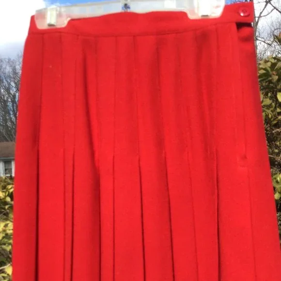 Jones New York 100% Wool Pleated-Skirt-Jacket 2pc Set - Picture 4 of 4